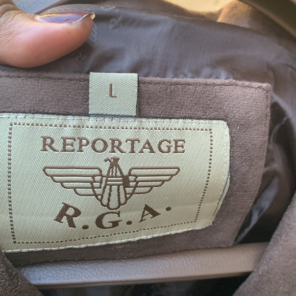 Reportage R.G.A. Men’s Faux Suede Jacket - NWT - Picture 3 of 4